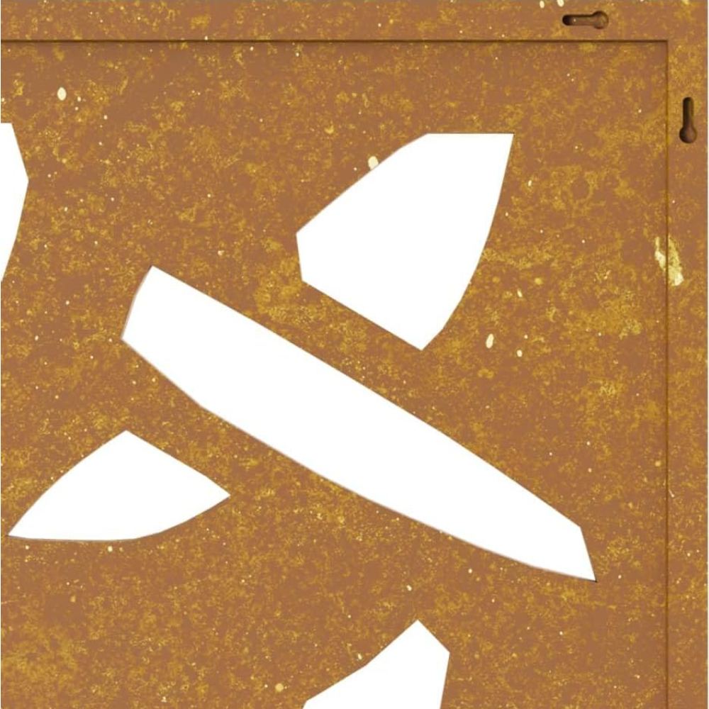bamboo leaf metal artwork