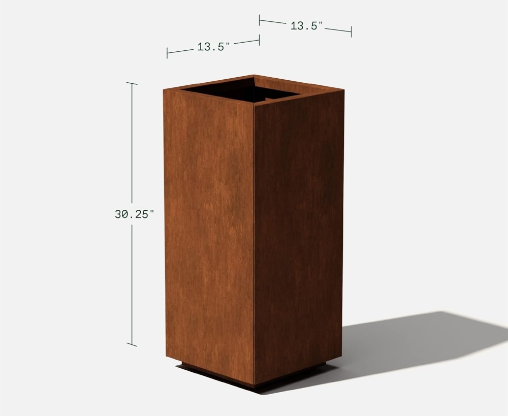 corten steel planters shop online near me