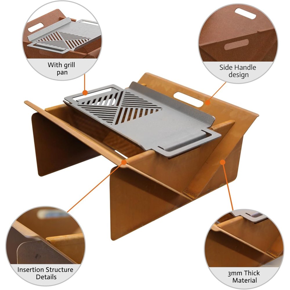 folding fire pit