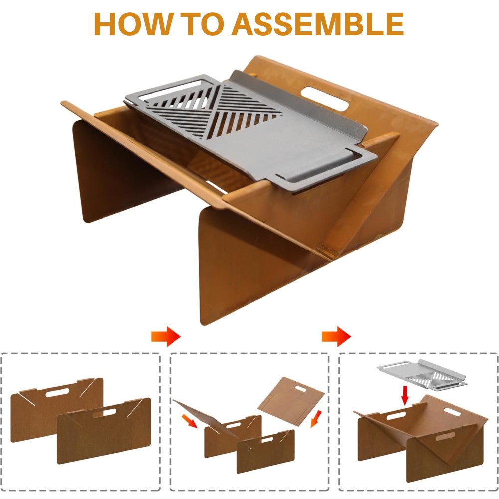 folding fire pit