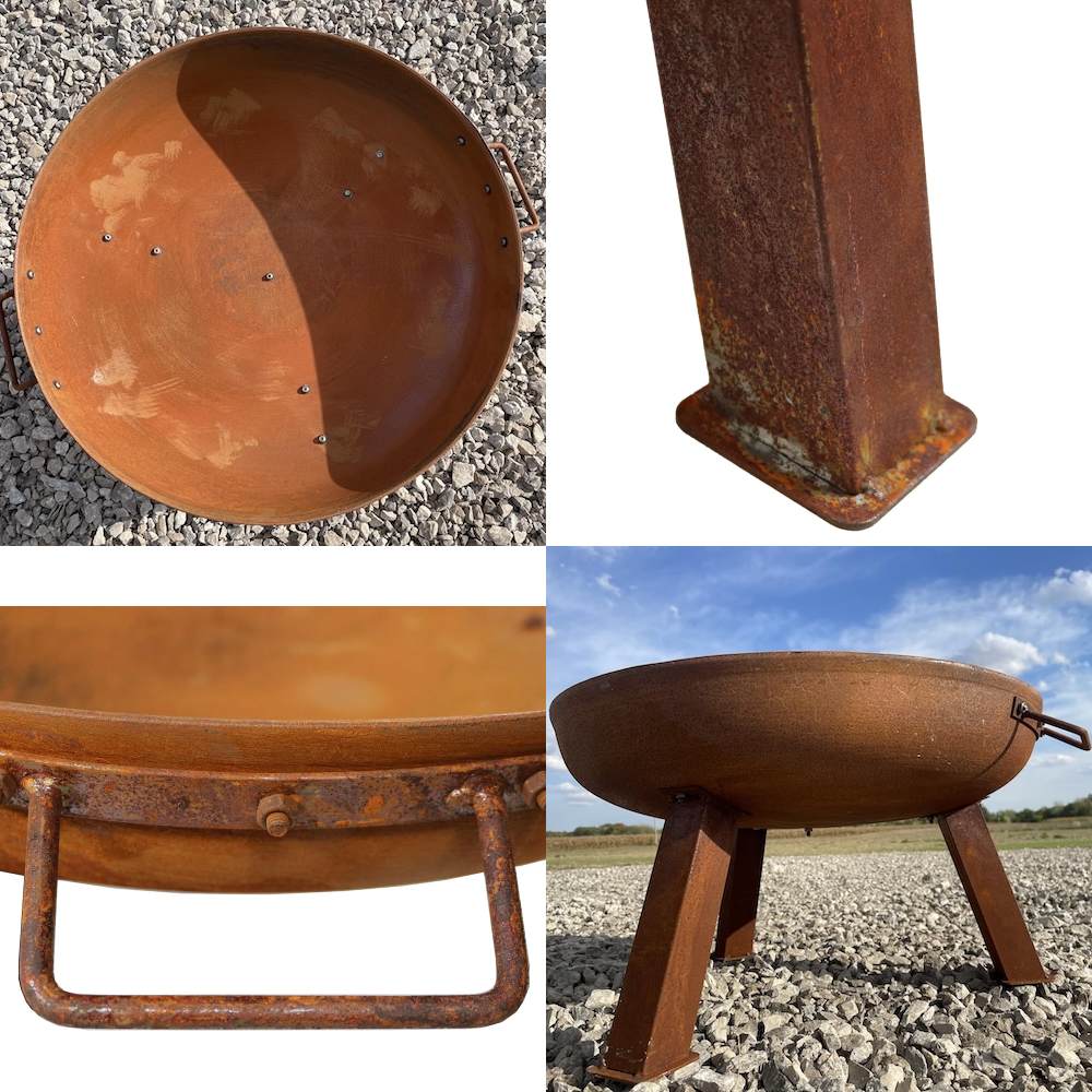 corten steel fire bowl