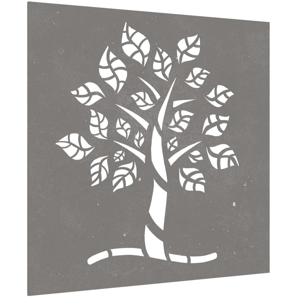 corten steel tree design
