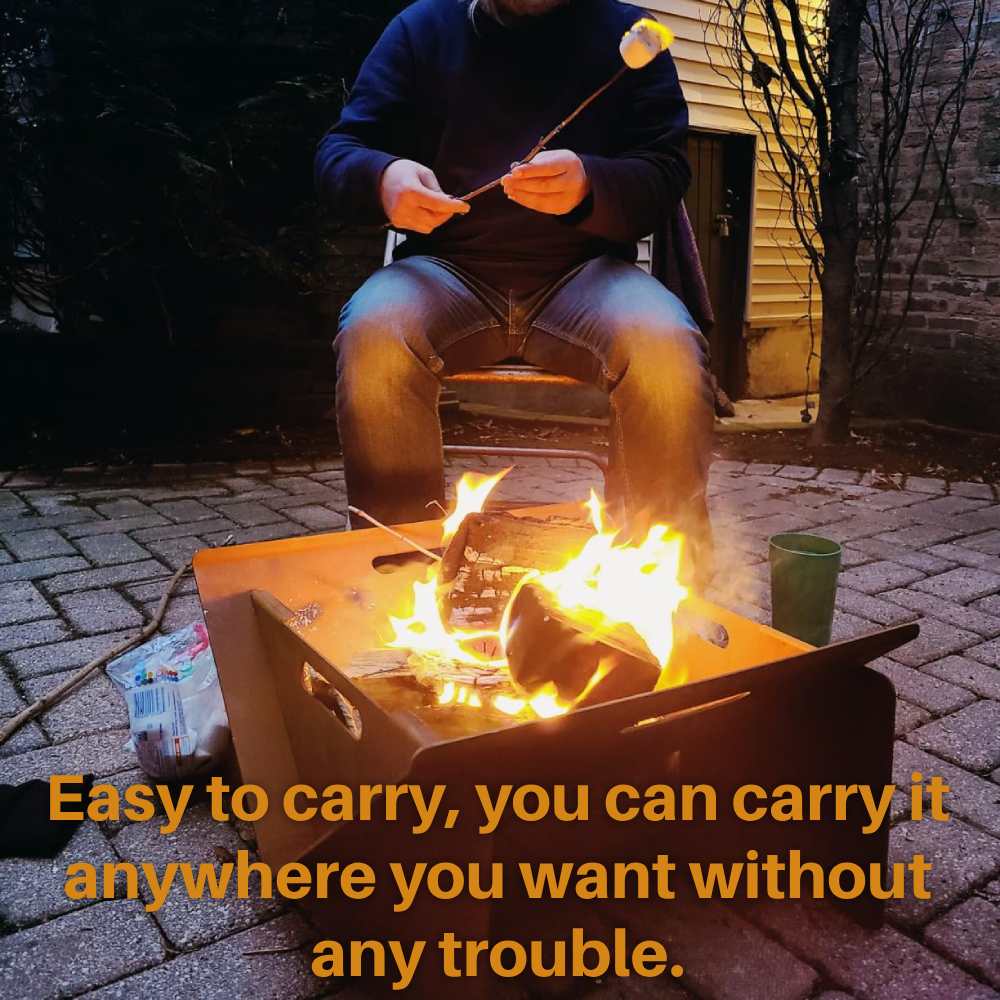 folding fire pit