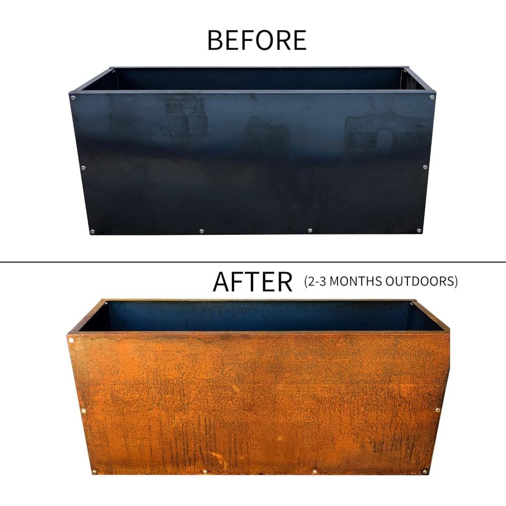 rectangular planter box